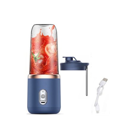 600ML elektrisk bärbar blender Smoothies 4000mAh USB Uppladdningsbar Kraftfull Ice Crush Juicer för färsk frukt Mini Personal Blender