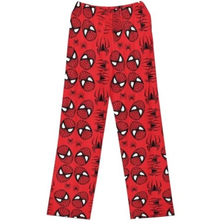 Spider-Man bomullsbykser, løse pyjamasbukser, dame, pyjamas lange bukser, dame, herre, tegneserie sovebukser, casual, jenter M
