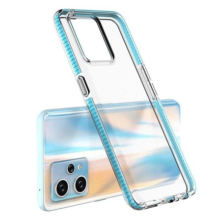 Spring Case til Realme 9 Pro+ / Realme 9 silikone cover med ramme sort