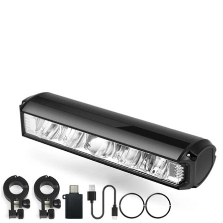 Cykel Lys Foran 6000Lumen Cykel Lys 8000mAh Vandtæt Lommelygte