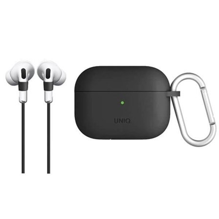 UNIQ Vencer Silikon Airpods Pro skal träkol Grå