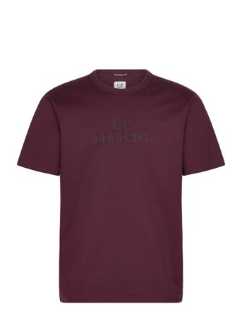 C.P. Company Mercerized Cotton T-Shirt - Burgundy - M