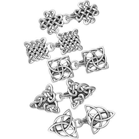 5 st Shawl Clips Cloak Clasp Cardigan Clip Sweater Clips Vintage Krage Retro Cloak Broscher och Silver Shawl Pins