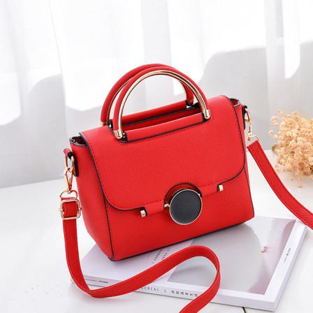 Kvinner Dame veske Koreansk mote en skulder Crossbody bærbar 1 big red