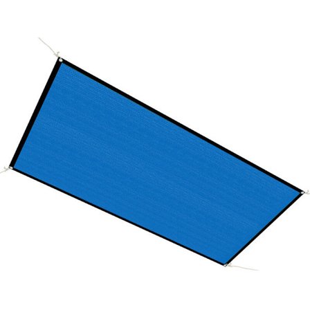 Varjostusverkko, paksuuntettu salattu varjostuskangas (2*4m (sininen))