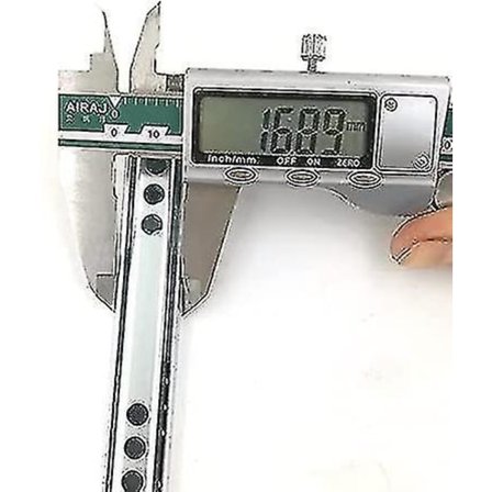 Sæt af 2 Koldvalsede Stål Kugleleje Skuffeskinner 25,4 cm x 17 mm