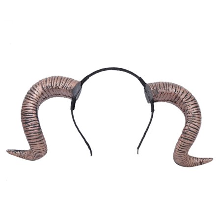 Halloween Cosplay Antik Guld Horn Hårband Rolig Kostymfest Huvudbonad Tillbehör Enkel Ring