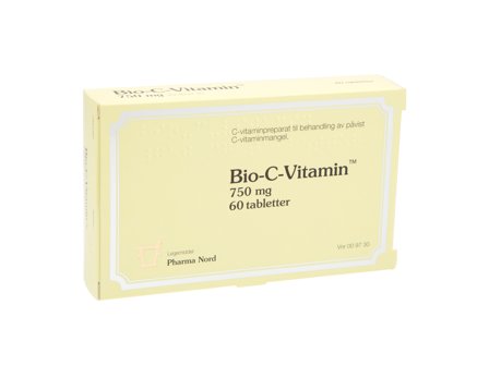 Pharma Nord Bio-C-Vitamin tabletter 750mg, 60 stk.