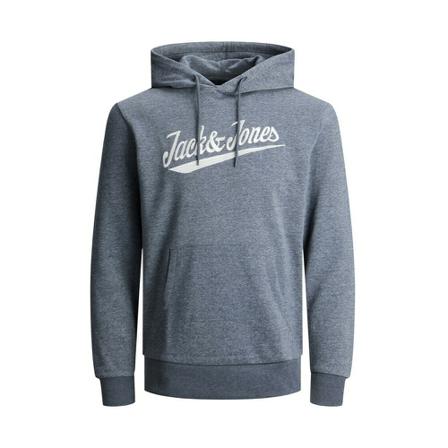 Jack & Jones, Sweatshirt Embroidery Blauw, Heren, Maat:XL