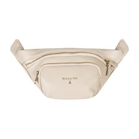 Patrizia Pepe Shoulder Väska beige, Dam Väskor, Dam, Storlek: ONE SIZE