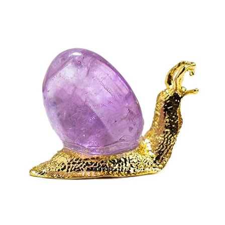 Luonnollinen kristalli etanakivikuori 5 5