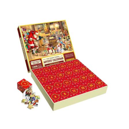Adventskalender 1008 biter adventskalenderpussel 24 dagers juleferiepussel