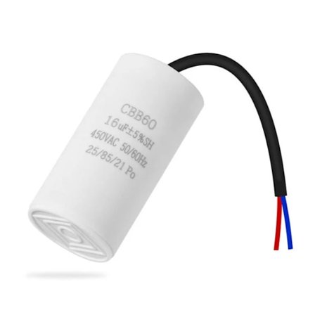 CBB60 Kondensator 16uF 450V 50/60HZ Startkondensator, Elektrisk Motor Startkompressor Vandpumpe