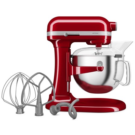 Kitchenaid Artisan 5KSM60SPX yleiskone nostettavalla kulholla 5,6 litraa, red