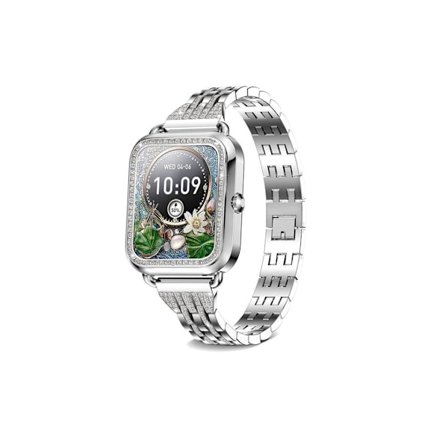 Smartklokke med telefonfunksjon Rhinestone 1.57'' Hd Android/Ios Grå