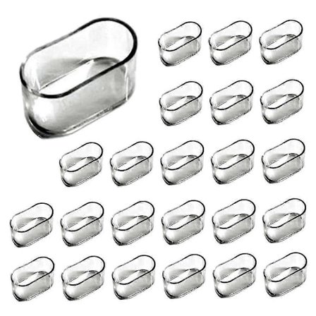 30 stk. Stollegbeskyttelse, ovale silikon møbelbensputer borddeksel gulvbeskyttelse mot riper