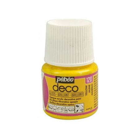 Akrylmaling - Pébéo - P.BO Déco - Dyb sort - Blank - 45ml