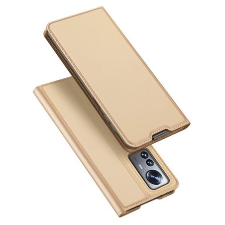 Dux Ducis Skin Pro Holster Cover Flip Cover til Xiaomi 12 Pro guld