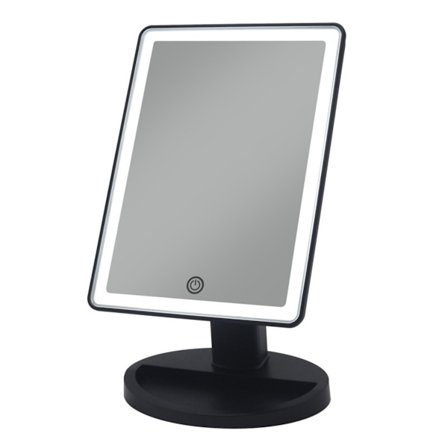 LED Makeupspejl med fire sider - Batteri og USB Dual Power