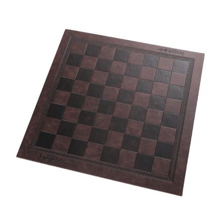 Präglad Design Pvc-läder Internationella Schackbrädspel Mat