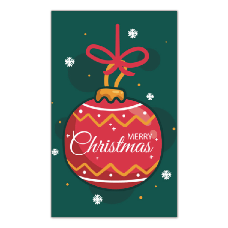 50 St Jul Tackkort Julklapp