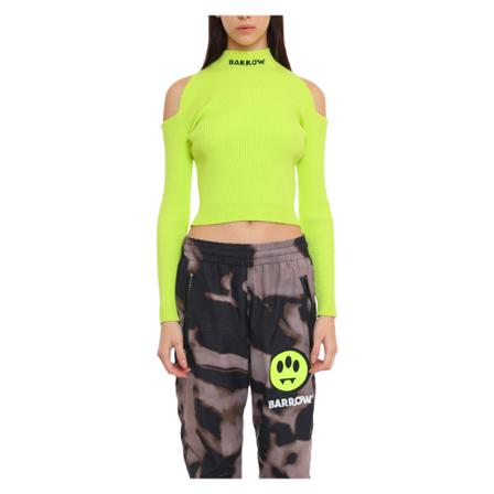 Barrow Knitted High Neck Tee T-shirt Gul, Dame Bluser