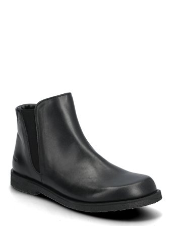 Booties - Flat - With Elastic Black ANGULUS
