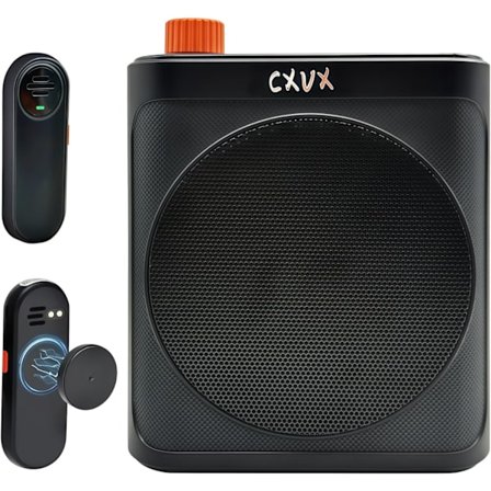 2025 Nyeste Modell Bærbar Trådløs Stemmeforsterker med To Bluetooth Lavalier Mikrofoner, Oppladbar Mini Trådløs Røstmegafon Spe