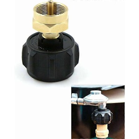 Camping Gas Cylinder Adapter, Gasblus Dyse Konnektor Adapter Ventil Adapter til Propanbeholder til at Skrue på Gasbeholder