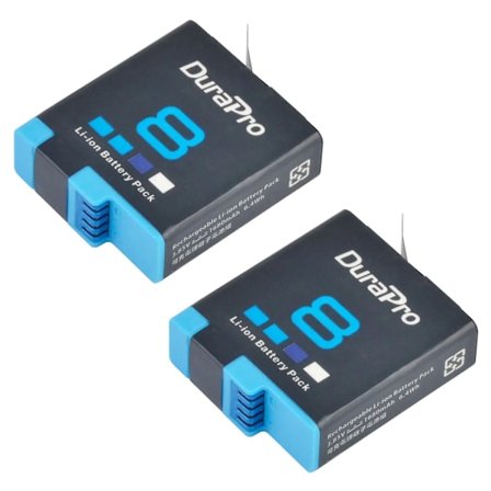 2025 Siste Modell Høykvalitets Helt Nytt Batteri for GoPro Hero 8 Kamera + Trippel Lader For GoPro Hero 8 Go Pro Hero 7/6/5 Action