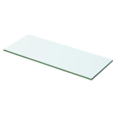 Vidaxl Hyllplan 2 St Glas Genomskinlig 50x15 Cm Transparent