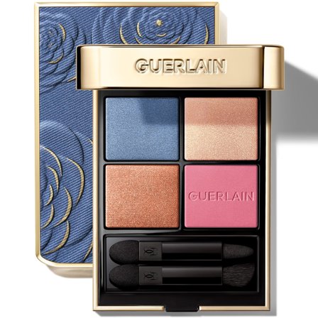 Guerlain Ombres G Ombretti 4 Colori - Edizione Limitata 396 Denim Blossom 6g - Ombretto compatto