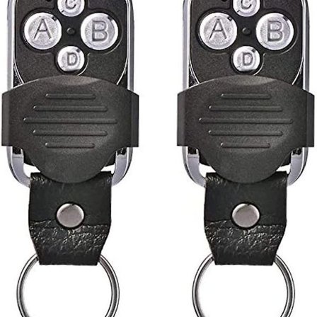 Universal garasjeport fjernkontroll 2 stk klon universal nøkkelring