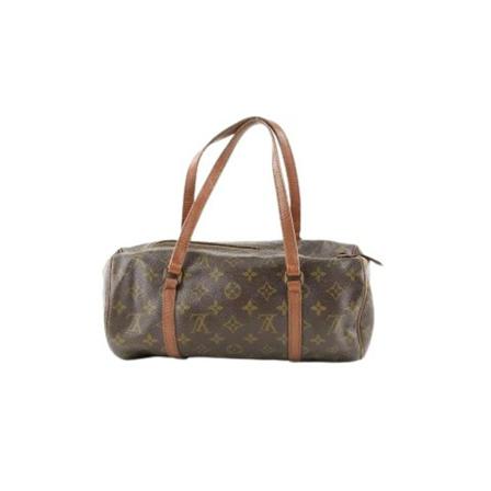 Louis Vuitton Vintage, Pre-owned Canvas louis-vuitton-bags Bruin, Dames, Maat:ONE Size