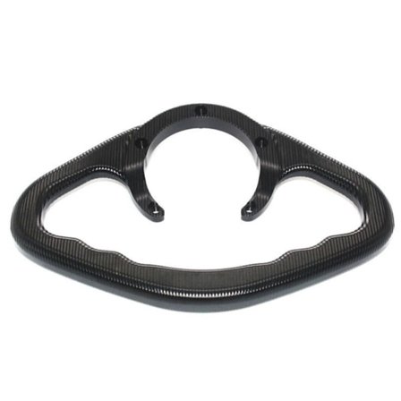 Matkustajan käsikahva, moottoripyörä MUSTA