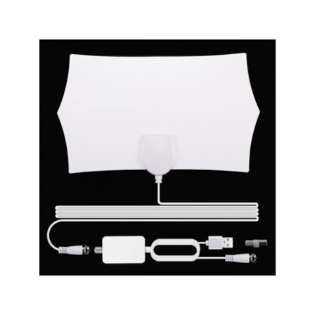 200 mils räckvidd antenn TV digital HD 4K HDTV 1080P inomhus med förstärkare