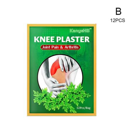 12st/pack Knäsmärtsplåster Självuppvärmande Moxibustion Plast
