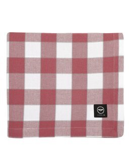 Duk rutig Ted återvunnen Rosa - 140x140 cm - Påsk - Recycled by Wille