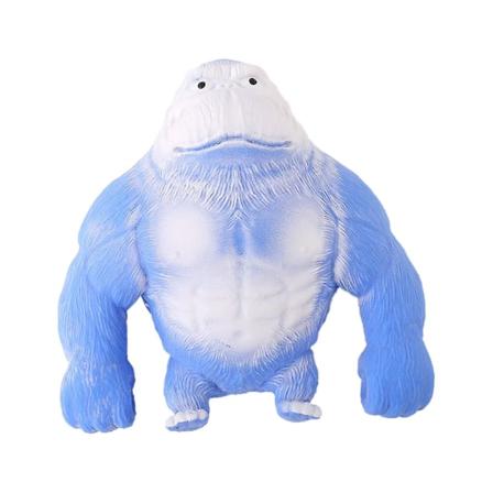 Simulaatio Squish Joustava Sienimäinen Squishy Apina Gorilla Stress relief lelu tuuletusnukke Blue 15*12