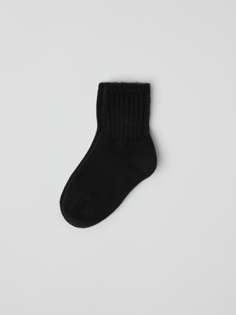 Sokker merinoull - 31|33 - barneklær - black - Polarn O. Pyret