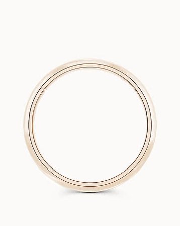 Glatt Ring Herre Jacob 950 Platina 5Mm - Forlovelsesringer & Gifteringer hos Vanbruun