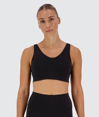 SuperSoft V-neck Bra black / M
