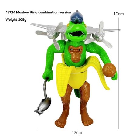 Uusi italialainen Brainrot Monster Fusion Edition Tung Tung Tung Sahur Tralalero Tralala Anime-toimintahahmo Sarjakuvakoristeen lahja