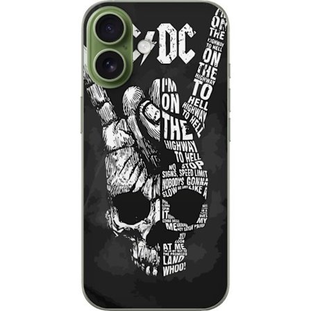 Kompatibelt Mobilskal till Apple Apple iPhone 17 AC DC Rockband Musik Gitarr