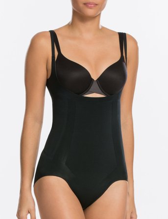 Spanx Spanxsculpt Oncore Open-Bust Brief Bodysuit - Black - L