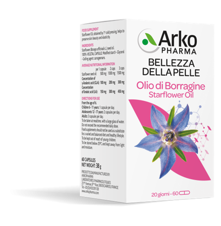 Arkopharma Olio Di Borragine 60 Capsule