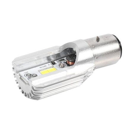 LED-frontlys 1200 Lumen Hvit H6 BA20D COB 12W LED-pære for motorsykkel-frontlys Elektriske biler H