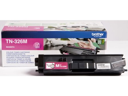 Brother Toner, 326M, hög kapacitet, magenta, singelförpackning, TN326M - Lyreco - Toner och bläck - Tonerkassetter - Toner Brother