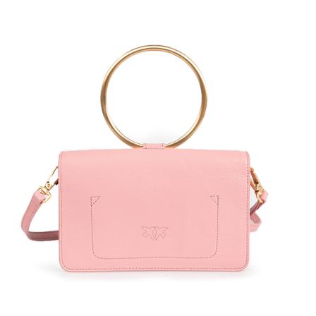 Pinko Mini Icon Hudge Rings Taske Pink, Dame Håndtasker, Størrelse: ONE Size