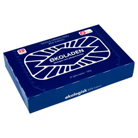 Økoladen Pålægschokolade mørk 85% Ø 125 g, Helse & Madvarer, Smørepålæg, Pålægschokolade